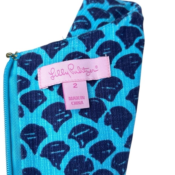 Lilly Pulitzer Stephanie Shift Dress 2 Koi Preppy Sirens Spring Colorful Chic - Picture 12 of 15